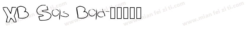 XB Sols Bold字体转换